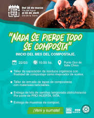 Sustentabilidad urbana: Llega el taller "Suelo Vivo" para fomentar el compostaje domiciliario